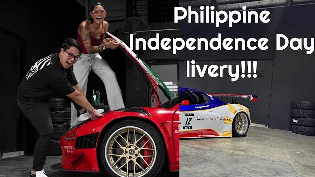 Philippine livery wrap on ferrari 458 gt3 Philippine livery wrap on ferrari 458 gt3