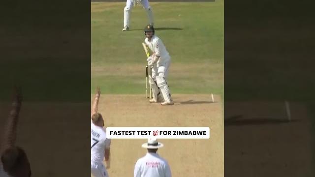 Fastest test 100 for zimbabwe | eng vs zim Fastest test 100 for zimbabwe | eng vs zim