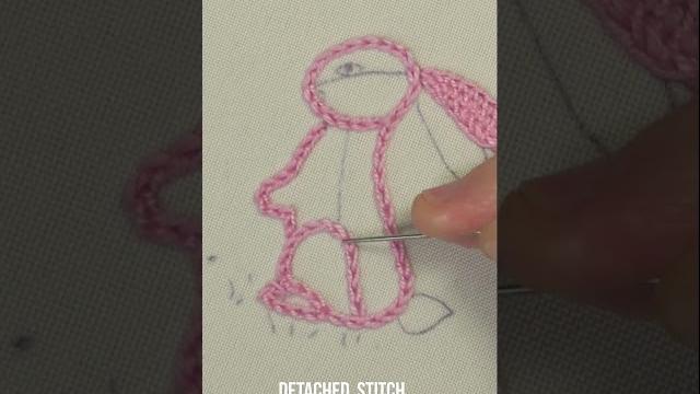 3d bunny how to embroider a bunny detached stitch 3d bunny how to embroider a bunny detached stitch