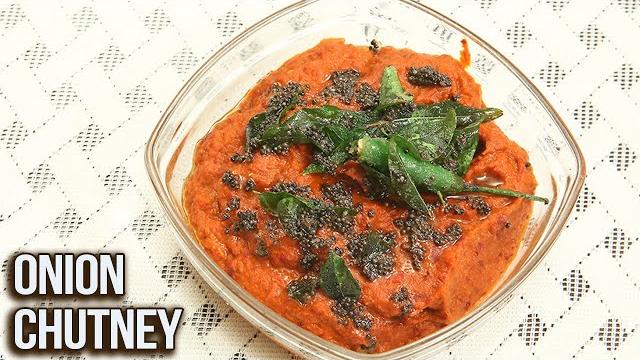Onion chutney | how to make onion chutney for idli & dosa | quick & easy chutney recipe | ruchi Onion chutney | how to make onion chutney for idli & dosa | quick & easy chutney recipe | ruchi