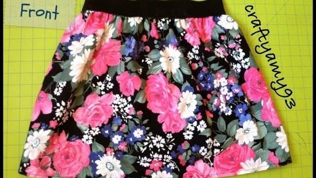 Diy skirt with elastic tutorial | easy and simple Diy skirt with elastic tutorial | easy and simple