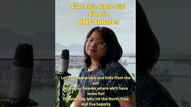 Is this girl's one-inhale singing talent mind-blowing?! | dion tam covers "snowman" | must watch! Is this girl's one-inhale singing talent mind-blowing?! | dion tam covers "snowman" | must watch!