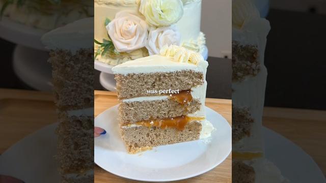 Chai spice and salted caramel wedding cake Chai spice and salted caramel wedding cake