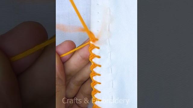 ️ super cute border embroidery design! #shorts #trending #cute #viral #embroidery #art #tutorial ️ super cute border embroidery design! #shorts #trending #cute #viral #embroidery #art #tutorial
