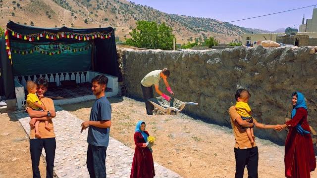 Continuation of cement work with special guest brother ishaq Continuation of cement work with special guest brother ishaq