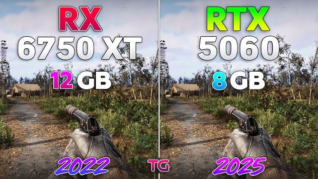 Rtx 5060 vs rx 6750 xt - test in 10 games Rtx 5060 vs rx 6750 xt - test in 10 games