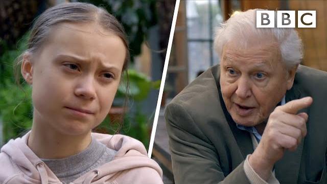 'people are listening', greta meets sir david - bbc 'people are listening', greta meets sir david - bbc