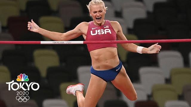 American katie nageotte goes from near-disaster to pole vault gold | tokyo olympics | nbc sports American katie nageotte goes from near-disaster to pole vault gold | tokyo olympics | nbc sports