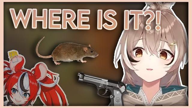 Baelz summons a rat to mumei to prank her again... Baelz summons a rat to mumei to prank her again...