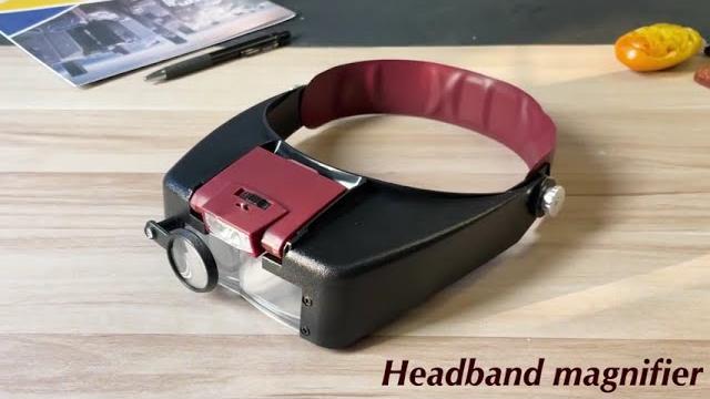 New 10x headband magnifier glasses helmet style loupe lens led lights loupe repairing watch jewelry New 10x headband magnifier glasses helmet style loupe lens led lights loupe repairing watch jewelry