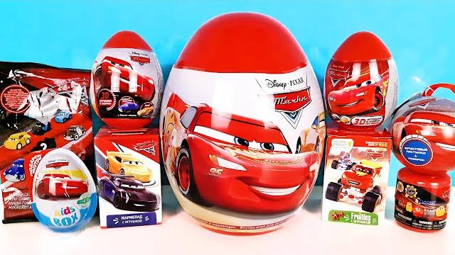 Тачки молния макквин mix! машинки сюрпризы игрушки мультик cars disney! kinder surprise unboxing Тачки молния макквин mix! машинки сюрпризы игрушки мультик cars disney! kinder surprise unboxing
