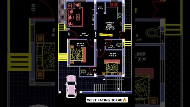 West facing house vastu | west face house plans per vastu | west facing house plans | 30x40 | West facing house vastu | west face house plans per vastu | west facing house plans | 30x40 |