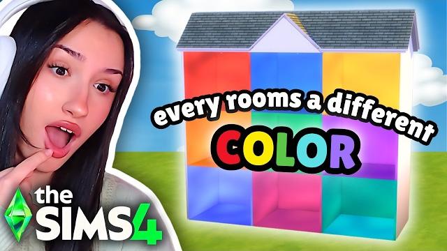 Every rooms a different color in the sims 4 Every rooms a different color in the sims 4