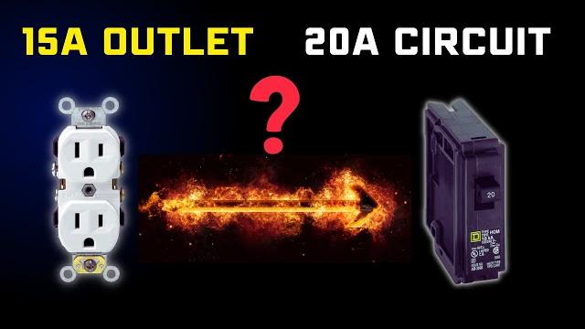 15a receptacles on a 20a circuit? #shorts 15a receptacles on a 20a circuit? #shorts