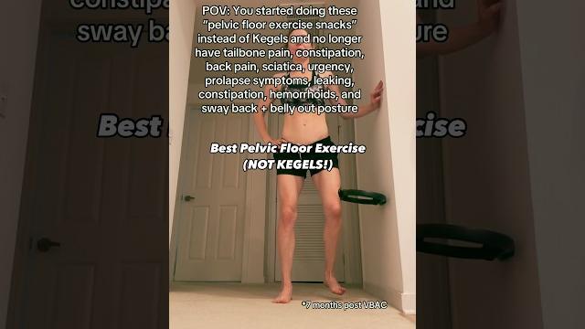Best pelvic floor exercises (not kegels!) #doctor #pregnancy #kegel #health #fitness #viral #trend Best pelvic floor exercises (not kegels!) #doctor #pregnancy #kegel #health #fitness #viral #trend