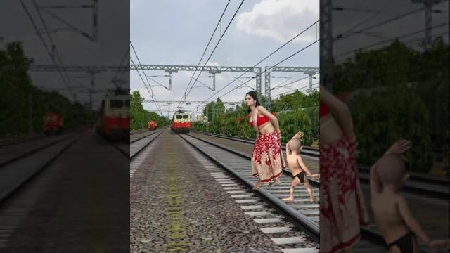 Funny train vfx magic video #shorts #youtube Funny train vfx magic video #shorts #youtube