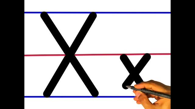 Letter x Letter x