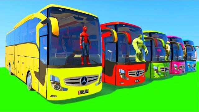 Color big bus fun gameplay with songs Color big bus fun gameplay with songs