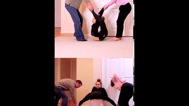 Insane viral flexibility tiktok | anna mcnulty & parents Insane viral flexibility tiktok | anna mcnulty & parents