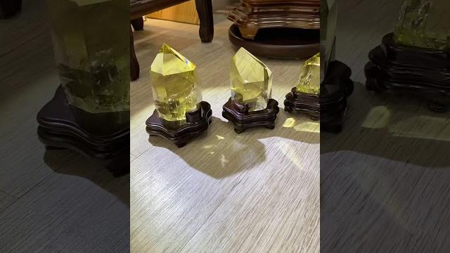 高階 黃水晶柱 黃水晶球 高階 黃水晶柱 黃水晶球