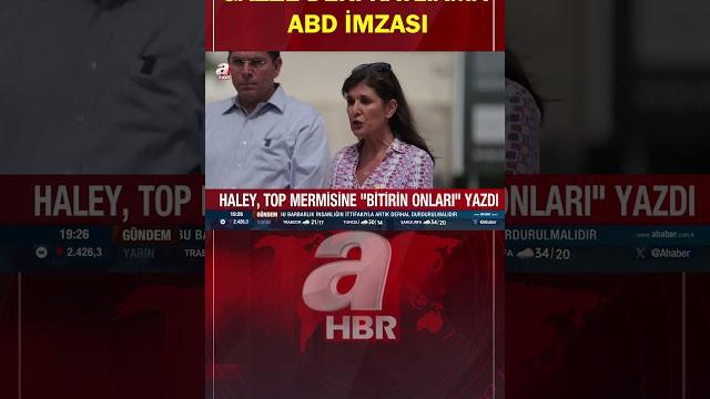 Gazze'deki sivil katliama abd imzası! | a haber Gazze'deki sivil katliama abd imzası! | a haber