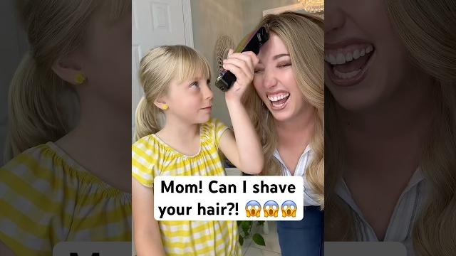 Mom! can i shave your hair?! yes #buzzcut #hairloss #beauty #bald #lusta #alopecia #wig #hair Mom! can i shave your hair?! yes #buzzcut #hairloss #beauty #bald #lusta #alopecia #wig #hair