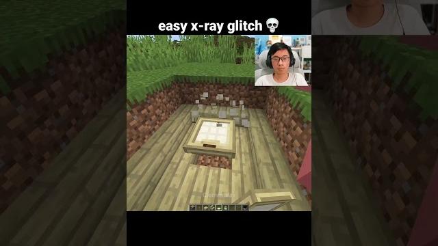 Minecraft x-ray glitch moment Minecraft x-ray glitch moment