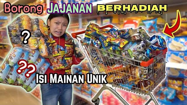 Beli semua jajanan berhadiah sampai kosong di supermarket ! uang papa habis papa marah besar Beli semua jajanan berhadiah sampai kosong di supermarket ! uang papa habis papa marah besar