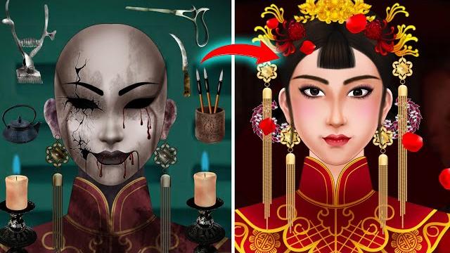 Asmr treatment of the chinese zombie bride into a beautiful girl - 아름다운 소녀로 중국 신부의 치료 Asmr treatment of the chinese zombie bride into a beautiful girl - 아름다운 소녀로 중국 신부의 치료