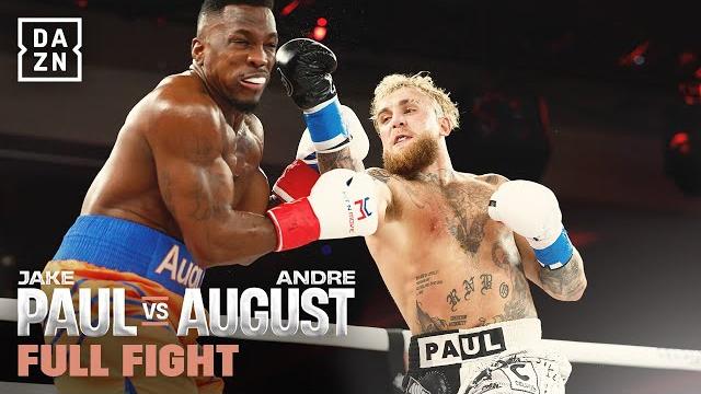 Huge ko | jake paul vs. andre august full fight Huge ko | jake paul vs. andre august full fight