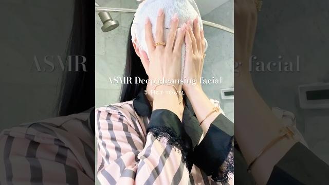 ️deep cleansing facial routine #skincare #selfcare #aesthetic #asmr #nightroutine #facial #fyp ️deep cleansing facial routine #skincare #selfcare #aesthetic #asmr #nightroutine #facial #fyp