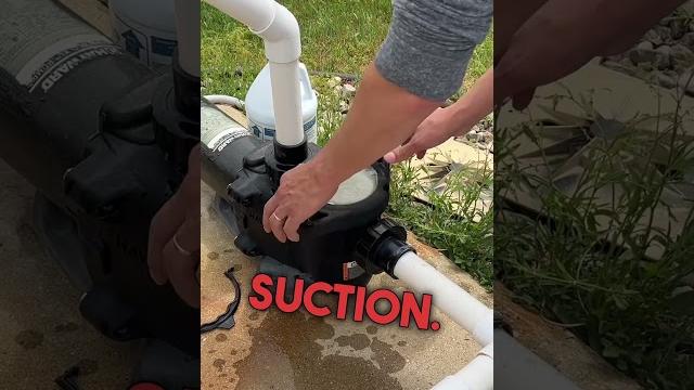 Swimming pool pump primer start #swimingpool #diy Swimming pool pump primer start #swimingpool #diy