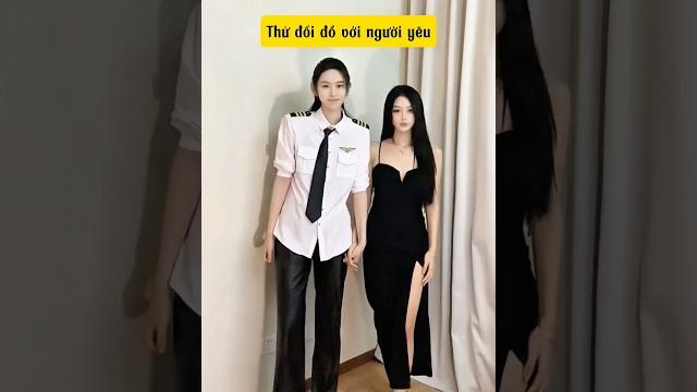 Thử đổi đồ với người yêu || 纯情小虎牙 Thử đổi đồ với người yêu || 纯情小虎牙