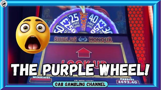 Maximum purple wheel on shields of honour! Maximum purple wheel on shields of honour!