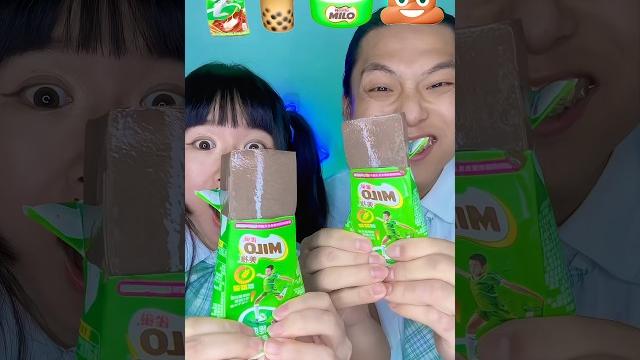 Milo challenge asmr extreme asmr bubble teaboba #asmr #mukbang Milo challenge asmr extreme asmr bubble teaboba #asmr #mukbang