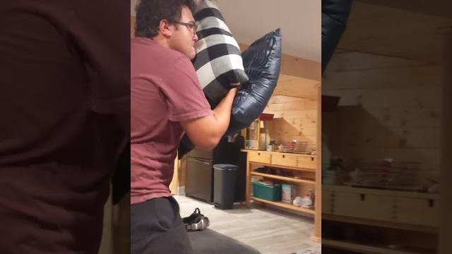Pillow attack dance #attack #pillow #dance Pillow attack dance #attack #pillow #dance