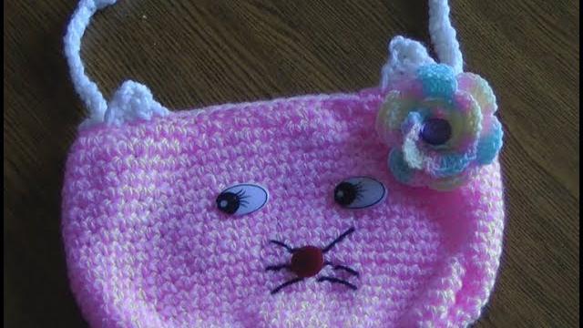 Сумочка игрушка кошечка крючком Сумочка игрушка кошечка крючком