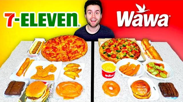 7-eleven vs. wawa! - menu taste test! 7-eleven vs. wawa! - menu taste test!
