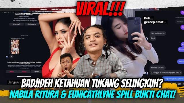 Vadel badjideh pacar lolly ketahuan suka dm cewek nabila ritura & eunicathlyne spill bukti chat! Vadel badjideh pacar lolly ketahuan suka dm cewek nabila ritura & eunicathlyne spill bukti chat!