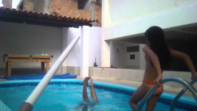 Diversão na piscina #01 Diversão na piscina #01