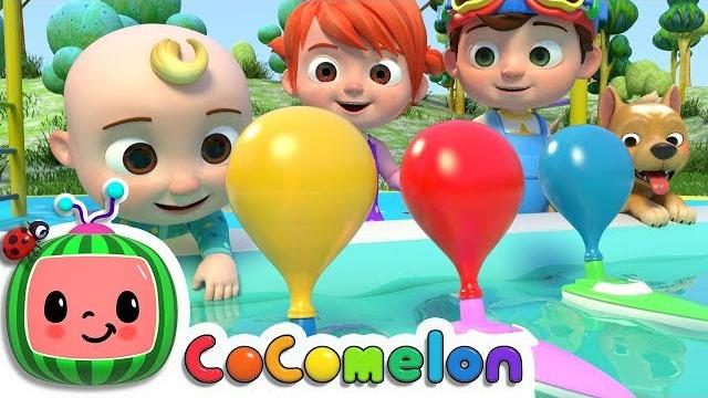 Balloon boat race | @cocomelon nursery rhymes & kids songs Balloon boat race | @cocomelon nursery rhymes & kids songs