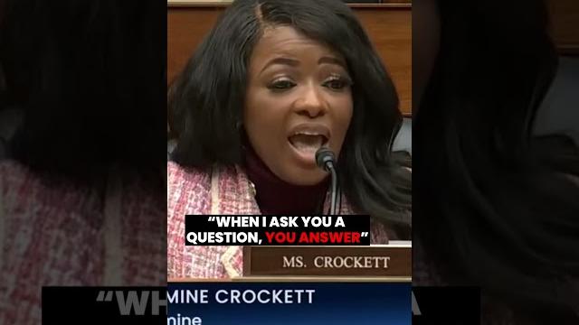 Flashback: jasmine crockett destroys the gop's key witness in their biden impeachment inquiry Flashback: jasmine crockett destroys the gop's key witness in their biden impeachment inquiry