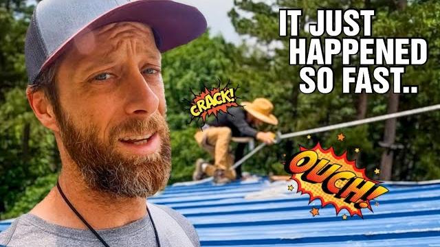 I got injured on the job..| pushing through and doing what needs to be done on our cabin homestead I got injured on the job..| pushing through and doing what needs to be done on our cabin homestead