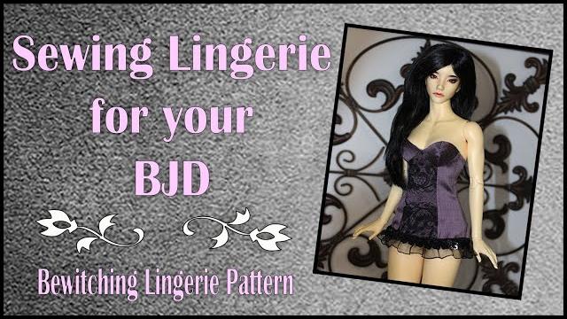 Bjd doll clothes sewing tutorial / diy lingerie / iplehouse ball jointed doll / bewitching pattern Bjd doll clothes sewing tutorial / diy lingerie / iplehouse ball jointed doll / bewitching pattern