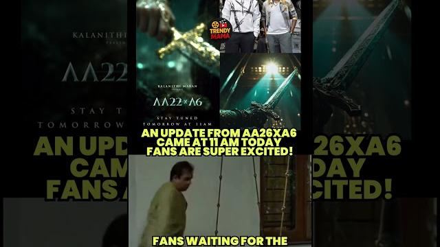 Aa26xa6 #alluarjun #atlee #mrunalthakur #deepikapadukone #janvikapoor #aa22xa6 #trending #update Aa26xa6 #alluarjun #atlee #mrunalthakur #deepikapadukone #janvikapoor #aa22xa6 #trending #update