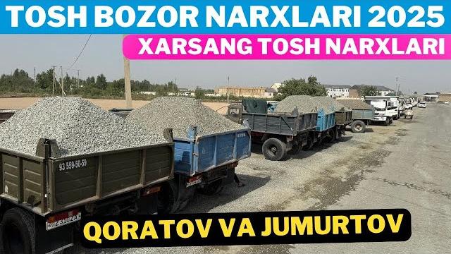 Tosh bozor narxlari 2025 | xarsang tosh narxi Tosh bozor narxlari 2025 | xarsang tosh narxi