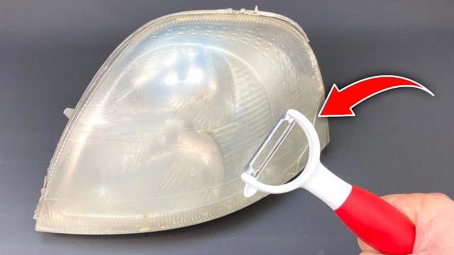 Genius method! clean your faded headlights like crystal in 5 minutes Genius method! clean your faded headlights like crystal in 5 minutes