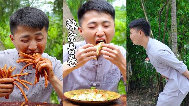 Tiktok抖音整蛊小技巧 搞笑达人辣条竟然还能这么吃! Tiktok抖音整蛊小技巧 搞笑达人辣条竟然还能这么吃!