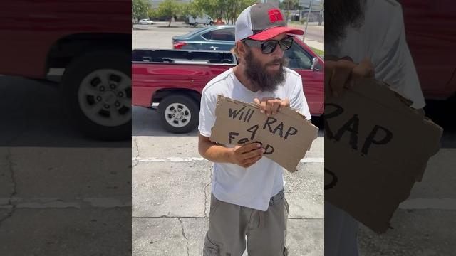 He told peach mcintyre he would rap for food He told peach mcintyre he would rap for food