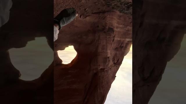 I’m a swinger. #climbing #moab #rope I’m a swinger. #climbing #moab #rope